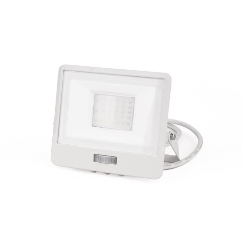 Projektor LED V-TAC 30W SAMSUNG CHIP Czujnik Ruchu Biały Przewód 1M VT-138S-1 6400K 2340lm 5 Lat Gwarancji - 2318375
