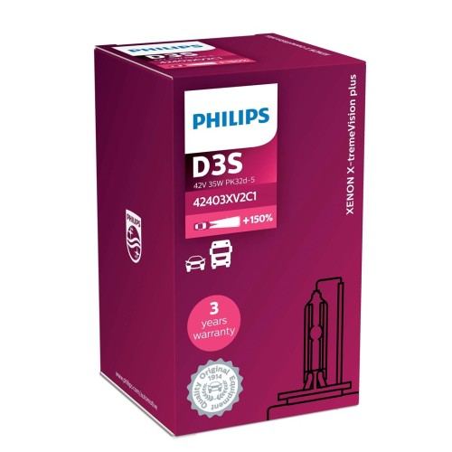 Lampa ksenonowa Philips Xenon D3S Xtreme Vision - 2447607