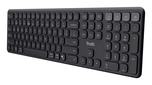 Klawiatura Trust VAIYA WIRELESS US Black - 2447896