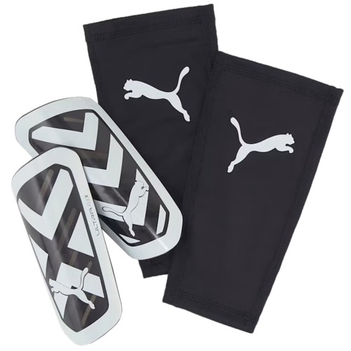 Ochraniacze piłkarskie Puma Ultra Flex Sleeve czarno-białe 030871 03 L - 2319074