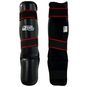Ochraniacz na goleń stopę Step Profight PU 1038 czarny   2XL
