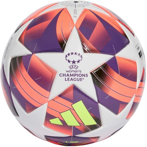 Piłka nożna adidas Womens UCL League biało-różowo-fioletowa IX4050 5 - 2319130