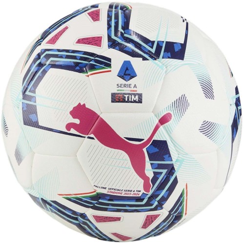 Piłka nożna Puma Orbita Serie A biało-niebiesko-różowa 084116 01 5 - 2319092