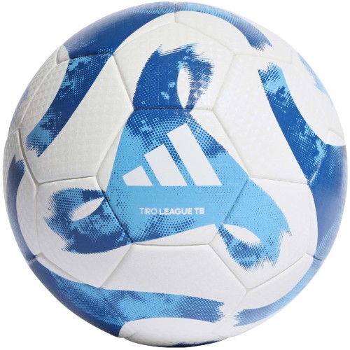 Piłka nożna adidas Tiro League Thermally Bonded biało-niebieska HT2429 4 - 2319169