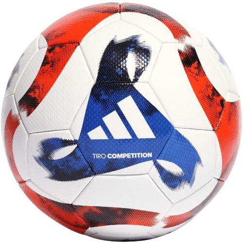 Piłka nożna adidas Tiro Competition biało-niebiesko-czerwona HT2426 4 - 2319168