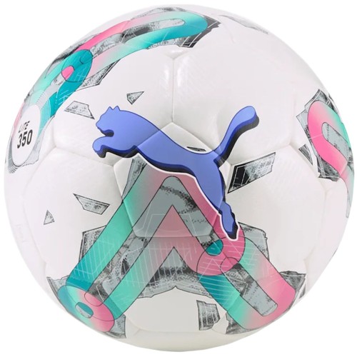 Piłka nożna Puma Orbita 5 Hybrid Lite 350 biało-zielono-różowa 83784 01 5 - 2319159