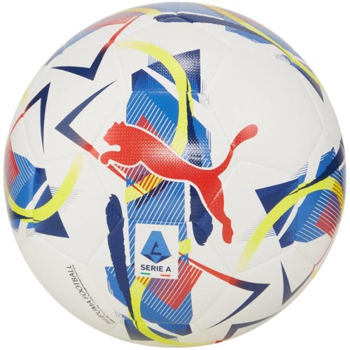 Piłka nożna Puma Orbita Serie A Hybrid biało-niebiesko-czerwona 84299 01 5 - 2319175