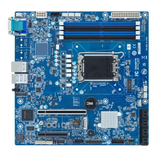 Płyta główna Gigabyte MX34-BS0(MR) 1x LGA1700 Intel Xeon E-24XX C262 (4x DIMM, 8x SATA, 1xM.2, 2x1Gbe, IPMI, mATX) - 2448189