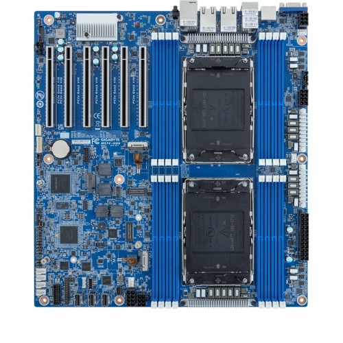 Płyta główna Gigabyte MS74-HB0 2x LGA4710 Intel Xeon 6 SoC (16x DIMM, 3x SlimSAS (12x SATA), 2xM.2, 2x10Gbe, 2x1Gbe, IPMI, E-ATX) - 2448236