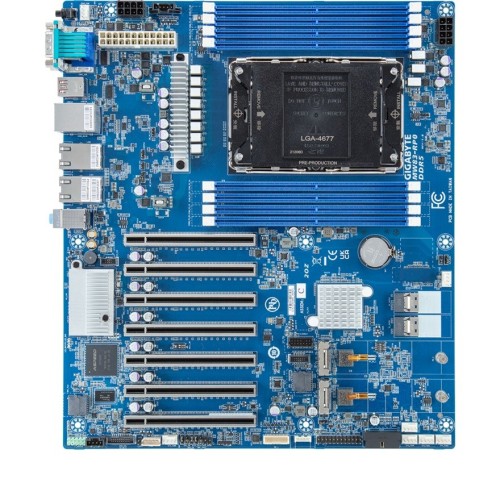Płyta główna Gigabyte MW83-RP0 1x LGA4677 Intel Xeon W-2400/W-3400 W790 (8x DIMM, 2x SlimSAS (8x SATA), 2xM.2, 2x10Gbe, CEB) - 2448244