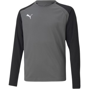 Bluza bramkarska dla dzieci Puma teamPACER GK LS Jersey szara 704939 43  164cm