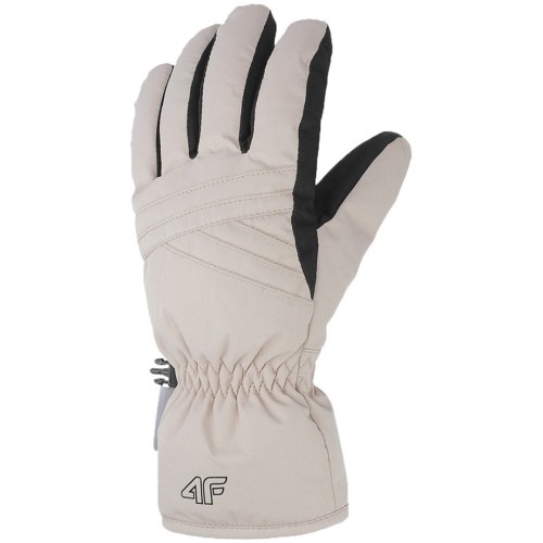 Rękawice narciarkie damskie 4F FNK F106 beżowe 4FWAW23AFGLF106 83S XL - 2319473