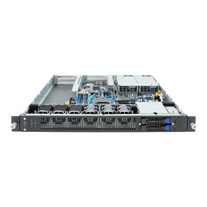 Platforma Gigabyte Rack (1U) E133-C10-AAA1 AMD Epyc 4004/Ryzen 7000 (2x 2,5" SATA HS, 1xM.2, 2x1Gbe, IPMI, 1+1 550W)