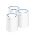 Cudy M1200 3-PACK siatkowy system wi-fi Dual-band (2.4 GHz/5 GHz) Wi-Fi 5 (802.11ac) Biały 1 Wewnętrzne - 2438440