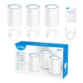 Cudy M1200 3-PACK siatkowy system wi-fi Dual-band (2.4 GHz/5 GHz) Wi-Fi 5 (802.11ac) Biały 1 Wewnętrzne - 2438443