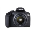 Canon EOS 2000D BK 18-55 IS II EU26 Zestaw do lustrzanki 24,1 MP CMOS 6000 x 4000 px Czarny - 1884844