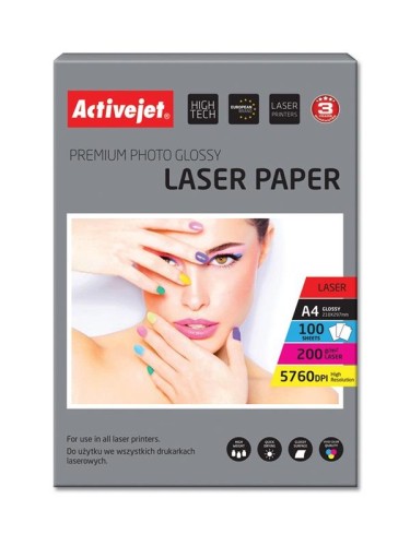 Activejet AP4-200G100L Papier fotograficzny błyszczący (A4; 100 szt.) - 718557
