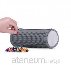 Okr?g?y pi?rnik na suwak z szarym panelem