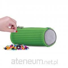 Okr?g?y pi?rnik na suwak z zielonym panelem