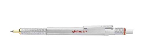 Długopis Rotring 800 Sidabrine, M-Juodas - 2364963