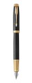 Parker IM wieczne pióro System napełniania nabojem Czarny, Złoto 1 szt. - 2396309