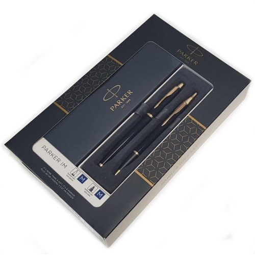 Parker-Zestaw dlugopis+pióro IM czarny GT - 2364961
