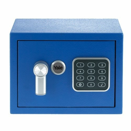 Yale Mini Electronic Safe Blue Sejf podstawowy YSV mini niebieski - 2294280