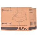 Silverstone NT08-115X Procesor Chłodnica powietrza 9,2 cm Czarny, Miedziany, Srebrny 1 szt. - 2452741