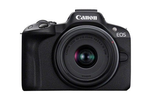 Canon EOS R50, Black + RF-S 18-45mm F4.5-6.3 IS STM Kit Bezlusterkowiec 24,2 MP CMOS 6000 x 4000 px Czarny - 2088318