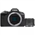 Canon EOS R50, Black + RF-S 18-45mm F4.5-6.3 IS STM Kit Bezlusterkowiec 24,2 MP CMOS 6000 x 4000 px Czarny - 2112776