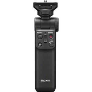 Uchwyt fotograficzny Sony GP-VPT2BT Nie wymaga (bezprzewodowa łączność Bluetooth); Odporny na kurz i wilgoć; Elastyczna funkcja pochylania; Szybka i łatwa zmiana kierunku; Staje się stabilnym statywem