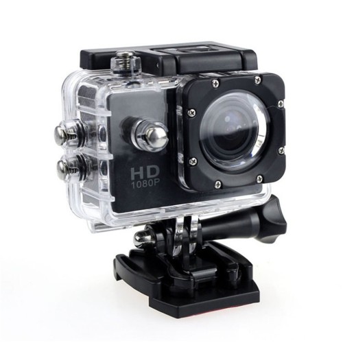 Extralink Kamera Action Camera A10 Czarna 1080P 30fps, IP68, wyświetlacz 2.0" - 2452823