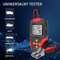 Tester cyfrowy Qoltec akumulatora z wyświetlaczem LCD | 12V | 24V | 3Ah-200Ah - 2246299