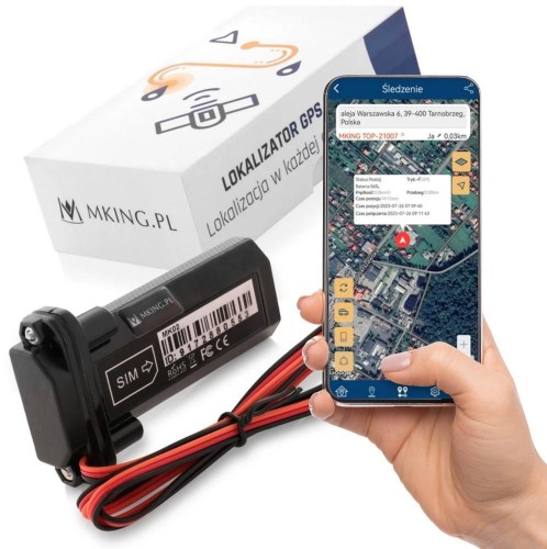 Lokalizator GPS Mking MK02 Śledzenie Pojazdu Łodzi - 2428095