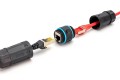 Złącze DIGITUS zewnętrzne kat.6A, stopień ochrony IP68 Połączenie RJ45-RJ45 - 2428426