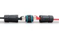 Złącze DIGITUS zewnętrzne kat.6A, stopień ochrony IP68 Połączenie RJ45-RJ45 - 2428424