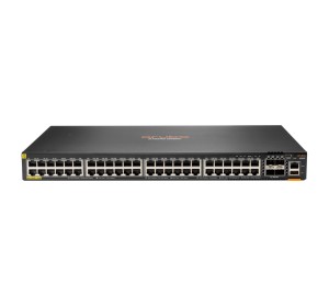 Aruba 6200F 48G Class4 PoE 4SFP+ 740W Zarządzany L3 Gigabit Ethernet (10/100/1000) Obsługa PoE 1U Czarny