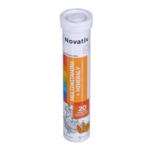 Novativ Multiwitamina + Minerały 20tabl. - 2194486