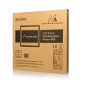 Panel LED Maclean, Sufitowy, slim 40W, Warm White (3000K), 595x595x8mm, raster, funkcja FLICKER-FREE, MCE540 - 2462929