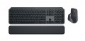 Logitech MX Keys S Combo klawiatura Dołączona myszka Biuro RF Wireless + Bluetooth QWERTY Amerykański międzynarodowy Grafitowy - 2447893