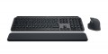 Logitech MX Keys S Combo klawiatura Dołączona myszka Biuro RF Wireless + Bluetooth QWERTY Amerykański międzynarodowy Grafitowy - 2447882
