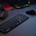 Logitech MX Keys combo for Business Gen 2 klawiatura Dołączona myszka Biuro RF Wireless + Bluetooth QWERTY Amerykański międzynarodowy Grafitowy - 2318719