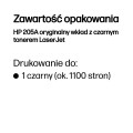 HP 205A oryginalny wkład z czarnym tonerem LaserJet - 2449830