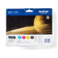 Brother LC-1100VALBPDR nabój z tuszem 4 szt. Oryginalny Czarny, Cyjan, Purpurowy, Żółty - 2466220