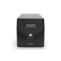 UPS Line-Ineractive LCD, 1500VA/900W2x12V/9Ah, AVR, 4xSCHUKO, USB, RS232, RJ45 - 1938318