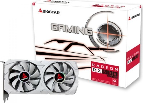 Karta graficzna BIOSTAR Radeon RX 580 8GB White D5 - 2466796
