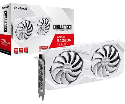 Karta graficzna Asrock RX 6600 Challenger White 8G retail - 2450269