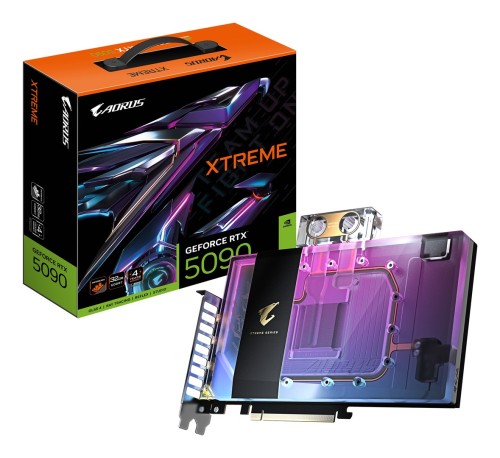 Karta graficzna Gigabyte GeForce RTX 5090 AORUS XTREME WATERFORCE WB 32GB - 2466939