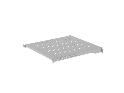 Półka do szaf 19" 800mm Lanberg (1U/ 483 x 500 mm, udźwig do 25 kg, montaż 4 punktowy) - 2272550