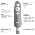 Pilot laserowy do prezentacji Logitech R500s szary - 1874425